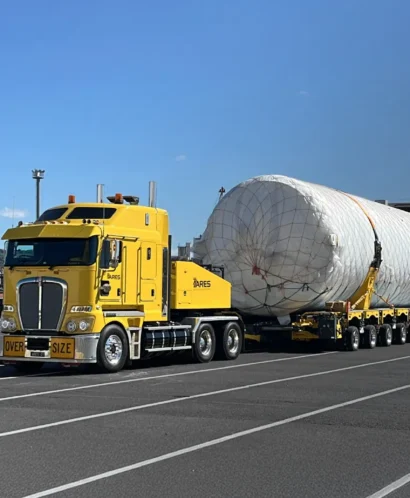 ARES Group Delivers Custom Oversize Transport Solution for SUPAGAS Pressure Vessels
